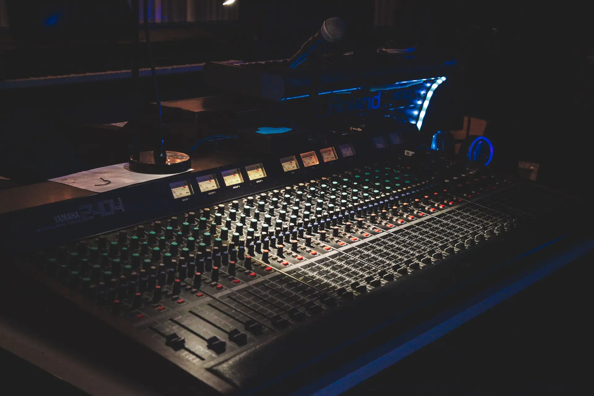 Mixing konzol részlet