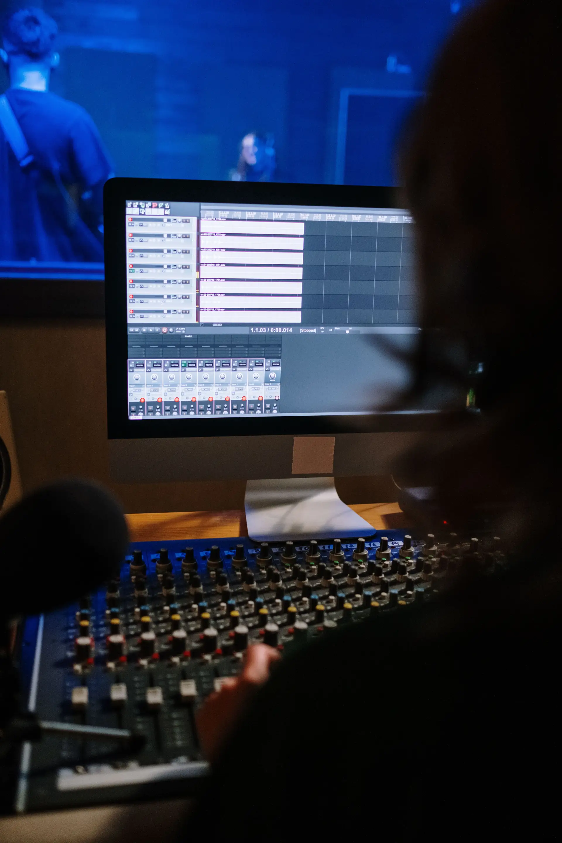Mixing session